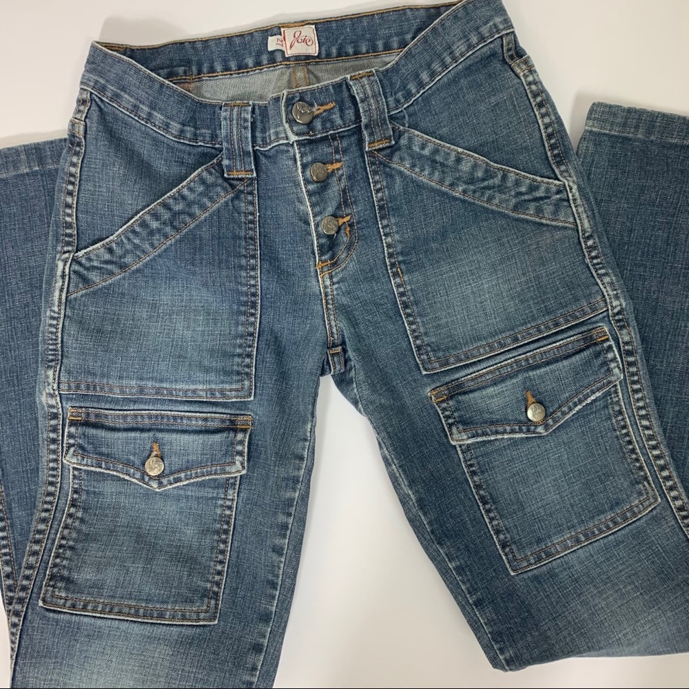 Joie Pocket Coupe Cut Jeans Sz 27